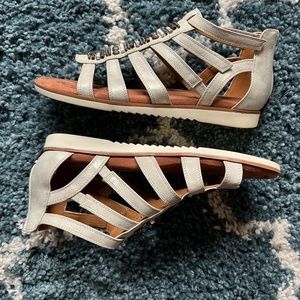 Cobb Hill Zion Beaded Gladiator Sandal - White
